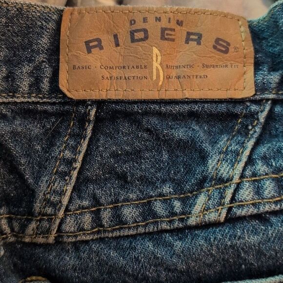 Lee Women's 80s 90s Vintage High waisted Blue Jeans Sz 8‎ M - Picture 2 of 10